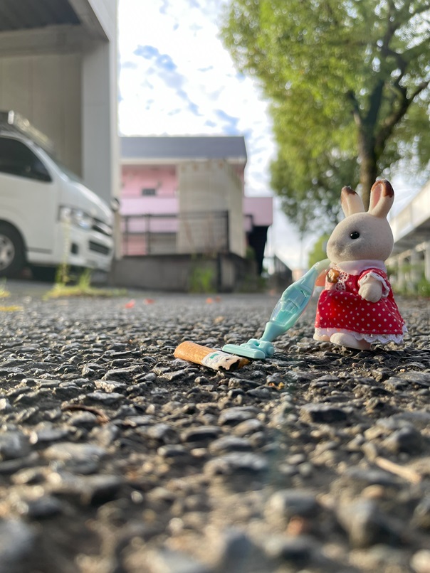 10月24日 タバコのポイ捨て20本